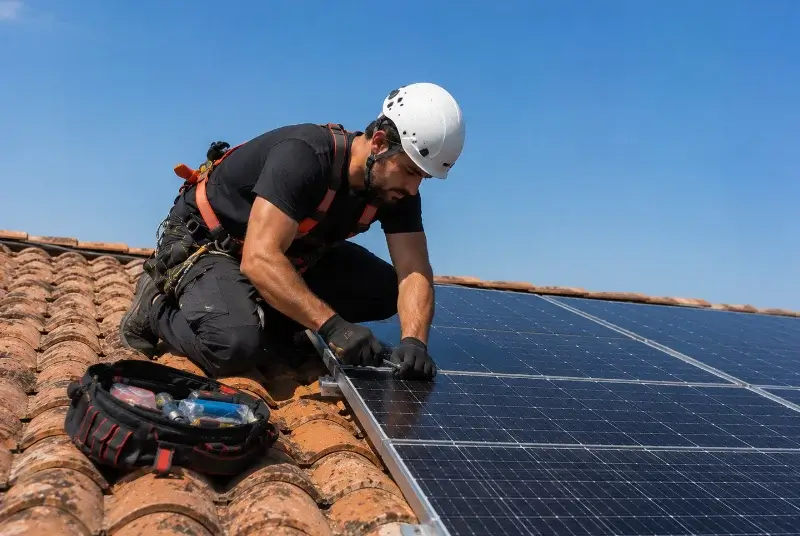 Maintenance et monitoring de panneaux solaires à Thônes