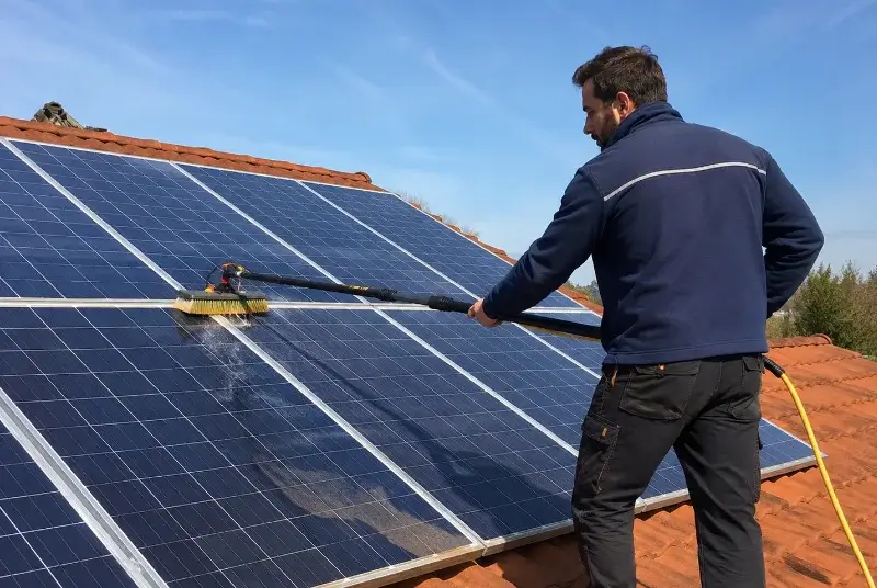 Nettoyage et entretien de panneaux solaires à Thônes